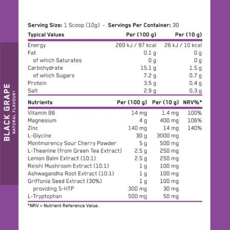ابلايد نيوترشن مكمل دعم النوم بنكهة التوت المشكل 300جم Applied Nutrition Sleep Mixed Berry