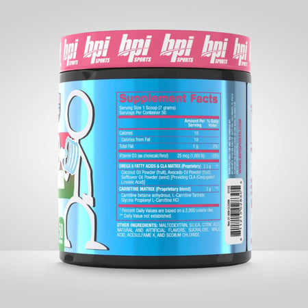 حارق دهون سي ال ايه+كارنيتين نكهة البطيخ المثلج 350جم - bpi CLA+CARNITINE Fat Burner