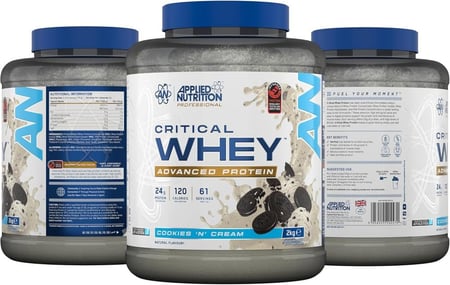 Applied Nutrition Critical WHEY Protein Cookies Cream - 2 Kg