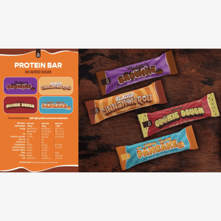نانو بروتين بار فودج براوني 55جم - كرتون 12 حبة - Nano Protein Bar Box