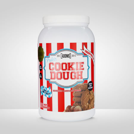 ادونيس - بروتين كوكي دو شوكولاته بالبندق (1 كجم) - Adonis Protein Cookie Dough Double Choc Hazelnut
