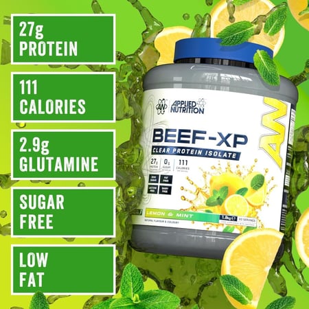 ابلايد نيوترشن بروتين بيف اكس بي نكهة الليمون والنعناع 1.8 كجم Applied Nutrition Protein Beef XP Lemon Mint