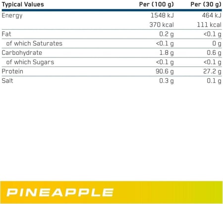 مسحوق Beef-XP Pineapple نكهة اناناس منعشة وصافية