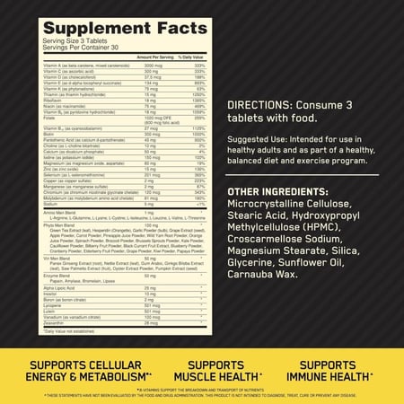 اوبتى مالتى فيتامين للرجال, 90 حبة  - Optimum Nutrition Opti-Men Multivitamin