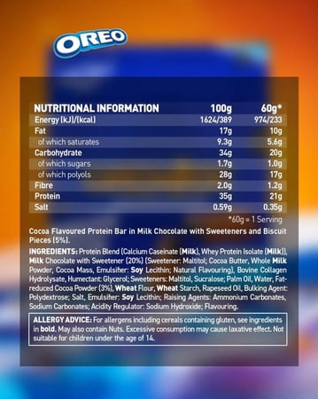 بروتين بار جرينيد اوريو 60 جم - Grenade - Carb Killa High Protein Bar