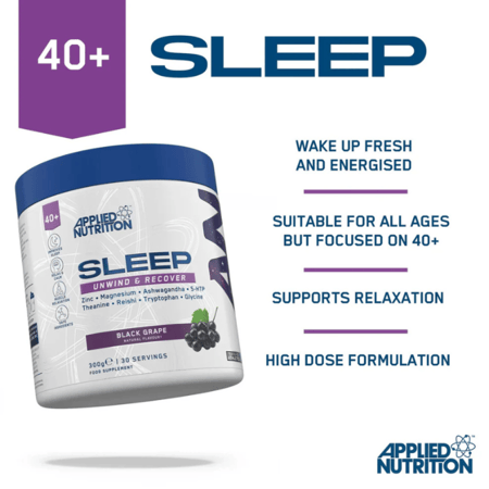 ابلايد نيوترشن مكمل دعم النوم بنكهة التوت المشكل 300جم Applied Nutrition Sleep Mixed Berry