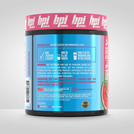 حارق دهون سي ال ايه+كارنيتين نكهة البطيخ المثلج 350جم - bpi CLA+CARNITINE Fat Burner