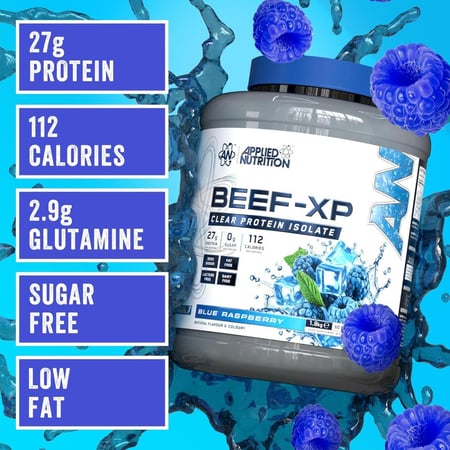 27g Protein بروتين بقري 0g Sugar خالي من السكر