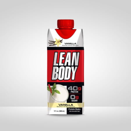 بروتين شيك لين بودي لابرادا نيوتريشن نكهة الفانيلا 500 مل - Labrada Nutrition Lean Body Protein Shake