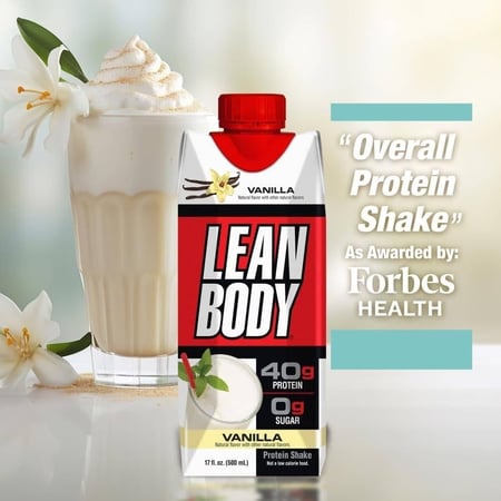 بروتين شيك لين بودي لابرادا نيوتريشن نكهة الفانيلا 500 مل - Labrada Nutrition Lean Body Protein Shake