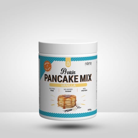 خليط بانكيك بروتين بنكهة الفانيليا من نانو - Nano Pancake Mix Vanilla 500g