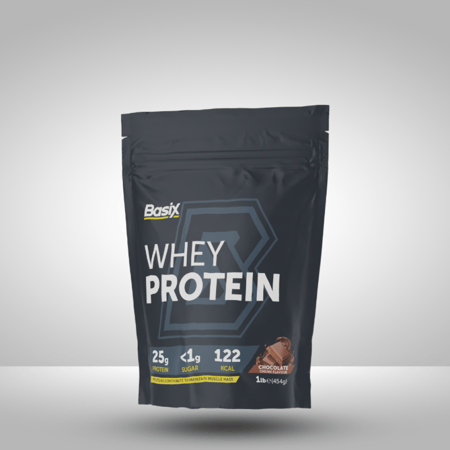 بيسكس واي بروتين الحليب بنكهة الشوكولاته - Basix Whey Protein Chocolate Flavor 454g