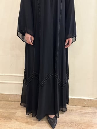 عباية وصايف )شيفون شك شكل هندسي