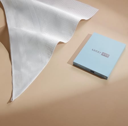 شماغ لكي مان ابيض