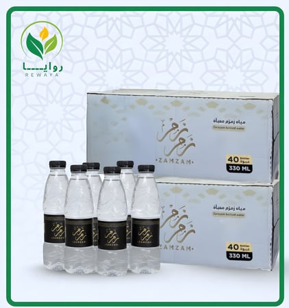 ماء زمزم 300 مل 40 قطعة
