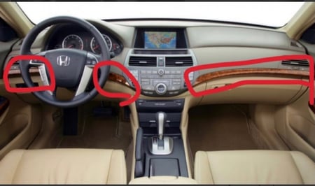 ديكور طبلون هوندا اكورد 2008-2012