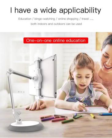 ستاند للايباد و الجوال قاعدة من حديد و دوران 360ْ | YESIDO