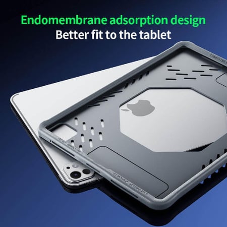 كفر ايباد سيليكون بفتحة من الخلف للمروحة وفتحة للمسكات PLEXTONE اكتف