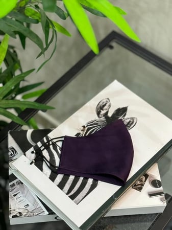 كمام حرير باذنجاني