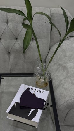 كمام حرير باذنجاني