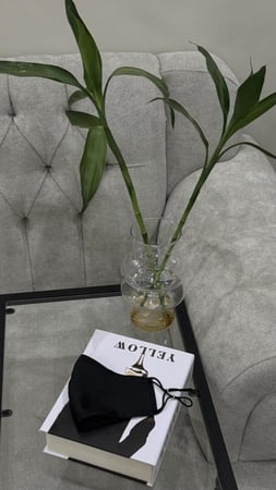 كمام حرير اسود