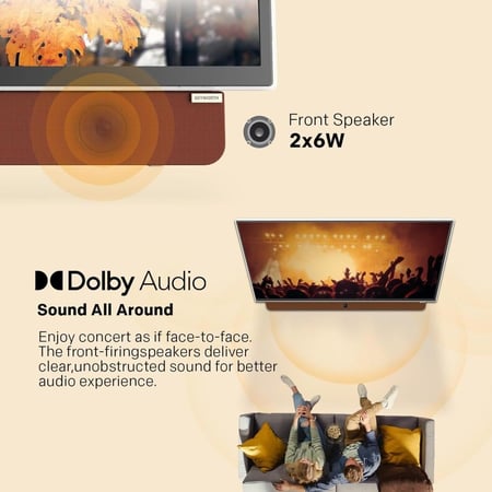 شاشة سمارت لاسلكية متنقلة سكاي وورث 24 بوصة Skyworth Portable Smart Google TV