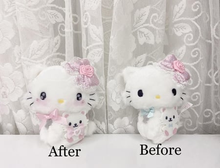 تعليقة دمية تشارمي كيتي مزينه | plushie of charmmykitty
