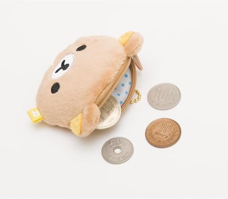 تعليقة وحافظة عملات معدنية صغيرة ريلاكوما  |  Mini Plush Coin Case Rilakkuma