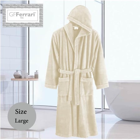 روب حمام من القطن  الخالص  من فروتشي  يمنحك إحساسا بالاسترخاء