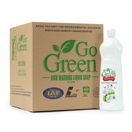 سائل غسيل الصحون مع تركيبة الجلسرين برائحة التفاح 1 لتر