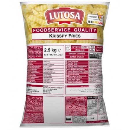 بطاطا لتوسا كرنكل مقرمش 2.5 ك (12*12 مم)