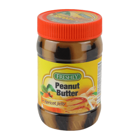 زبدة فول سوداني بجلي المشمش فرشلي 18 اونز