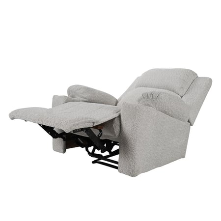 كرسي استرخاء هزاز منجد بالبوكليه مع حامل أكواب مقاس 85x80x101 سم