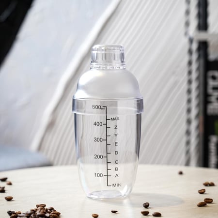 كوب معياري للسوائل اكريلك لون شفاف - 500 مل