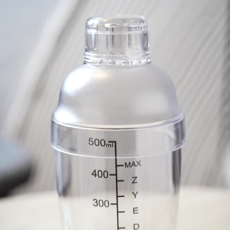 كوب معياري للسوائل اكريلك لون شفاف - 500 مل