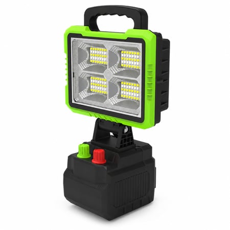 كشاف طاقة شمسية مع بنك طاقة وإضاءة LED عالية السطوع