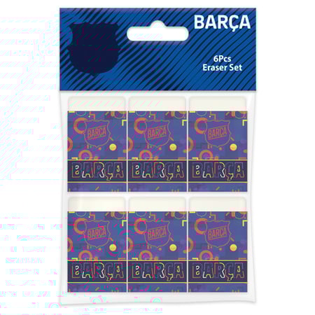 محاية كبيرة بتصميم  برسا (برشلونة) باللون  أزرق  6 حبات