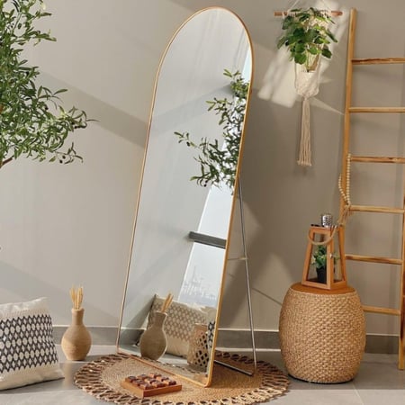 مرايا طويلة -لون ذهبي165*60