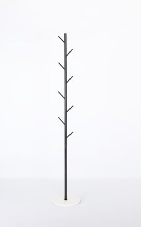 علاقه ملابس ستاند معدن بتصميم عصري لون أسود مقاس 170 سم