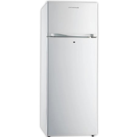 ثلاجة بابين ثلج جستنغ هاوس بسعة 204 لتر باللون الابيض