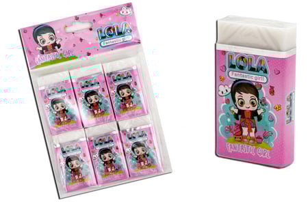 محاية شكل لولا - 6 حبات