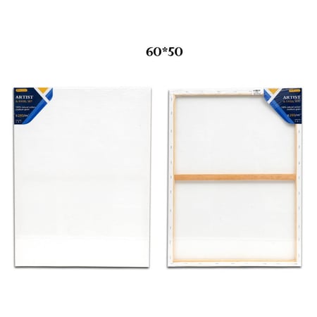 لوحة كانفس للرسم لون ابيض  مقاس 60x50 سم