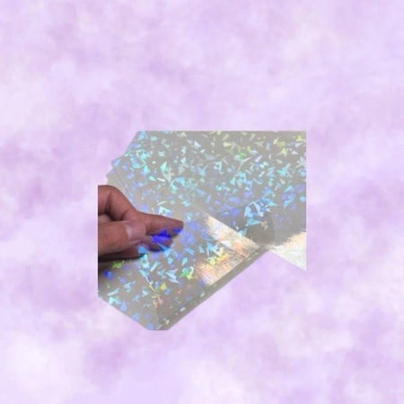 استيكر حماية شفاف هولوجرام قصاصات لاصق