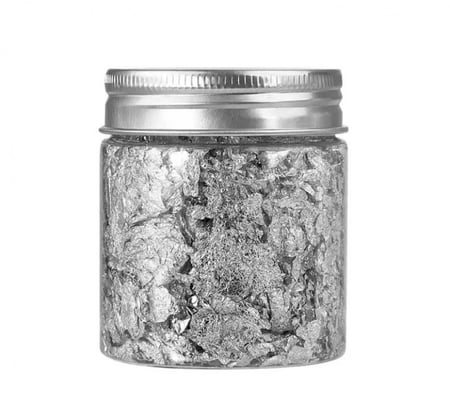 ورق الذهب لون فضي