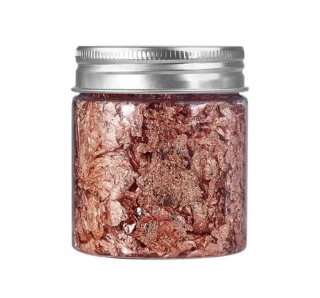 ورق الذهب لون نحاسي