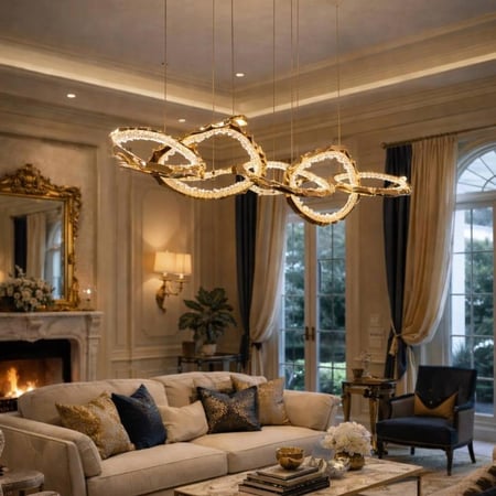 نجفة العاج الذهبي 5 حلقات