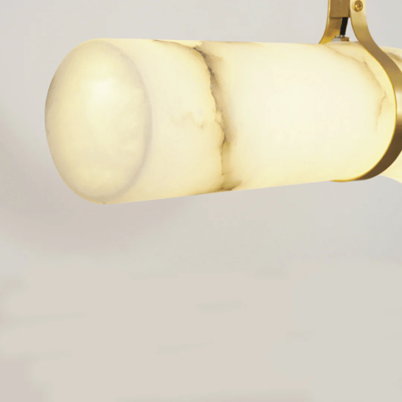 نجفة مودرن رخام متعرجة