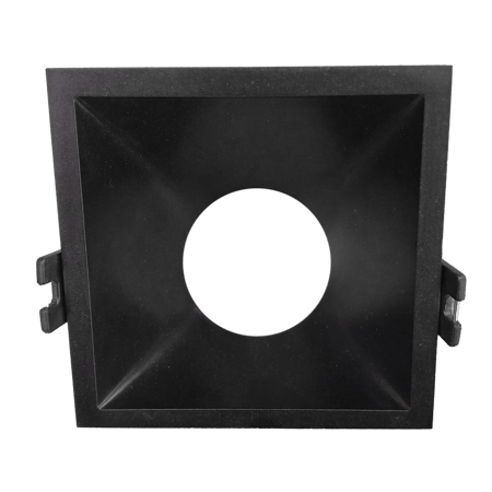 فريم سبوت فايبر مربع اسود 8 سم