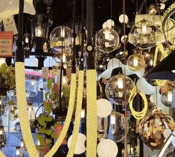 نجفة ليد ثلاثية اسود