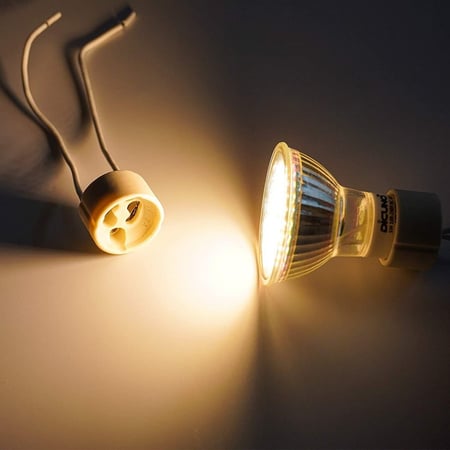 توصيلة لمبة GU 10 ( هولدر ) بورسلان